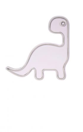 Decoratiune luminoasa LED, Dino the Dinosaur, Benzi flexibile de neon, DC 12 V, Alb