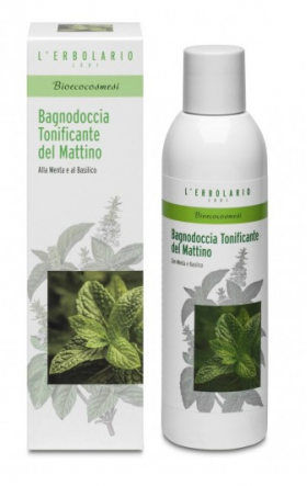 L'Erbolario Bioecocosmetics Gel de dus tonic cu menta, 200ml