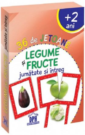 36 de jetoane - Legume si fructe |