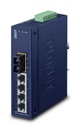 PLANET ISW-511TS15 switch-uri Fara management L2 Fast Ethernet (10/100) Albastru (ISW-511TS15)