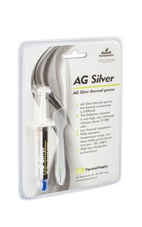 pasta termoconductoare ag silver siringa 3gr, termopasty