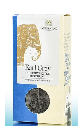 Ceai negru Earl Grey, eco-bio, 90g - Sonnentor