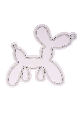 Decoratiune luminoasa LED, Balloon Dog, Benzi flexibile de neon, DC 12 V, Alb