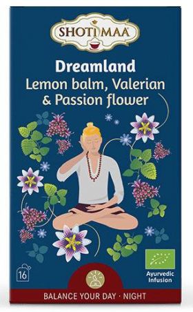 Ceai Balance Your Day Dreamland cu Roinita, valeriana si passiflora Eco-Bio 16 plicuri - Shotimaa