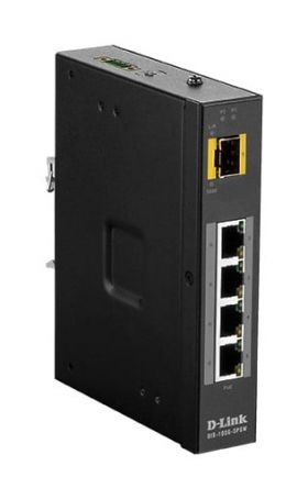D-Link DIS‑100G‑5PSW Fara management L2 Gigabit Ethernet (10/100/1000) Power over Ethernet (PoE) Suport Negru (DIS-100G-5PSW)