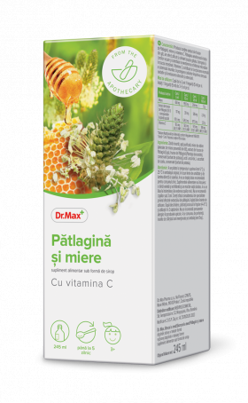 Dr. Max Patlagina si miere Sirop, 245ml