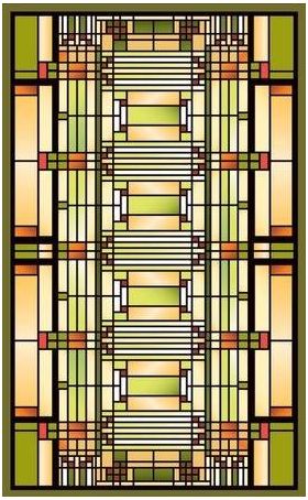 Frank Lloyd Wright Oak Park Studio Adaptation Magnet | Pomegranate