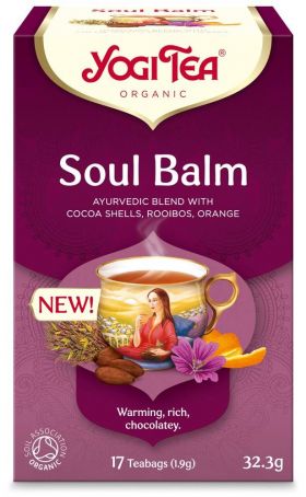 Ceai Soul Balm eco-bio, 17 pliculete - Yogi Tea