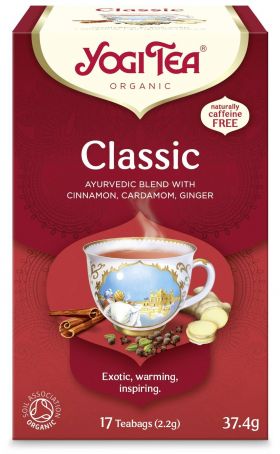 Pachet ceai Classic Eco-Bio, 17 plicuri + 1 thermos editie limitata - Yogi Tea