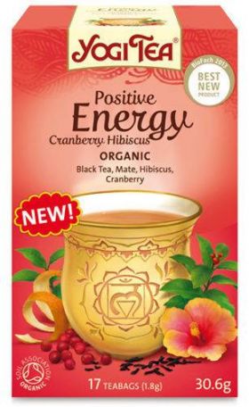 CEAI ENERGIE POZITIVA MERISOR SI HIBISCUS 17pl ECO-BIO - Yogi Tea