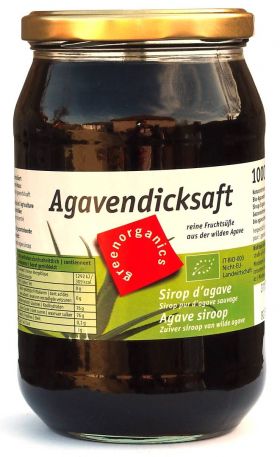 Sirop de Agave concentrat 1000g - eco-bio - GreenOrganics