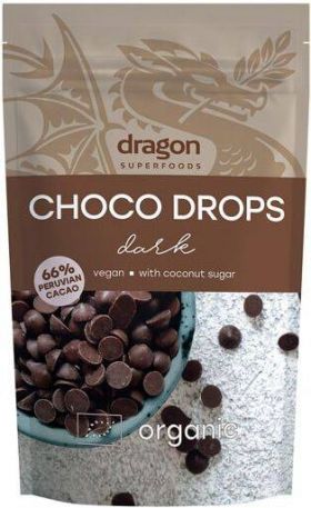 Choco drops Dark, eco-bio, 250g - DS