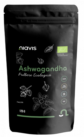 Ashwagandha Pulbere ecologica, 125g, Niavis