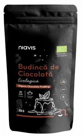 Budinca de ciocolata fara gluten, 100g, Niavis