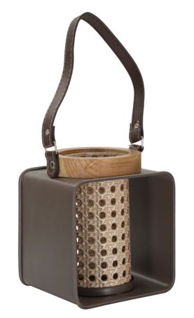 Mauro Ferretti LANTERNA FIER-RATTAN CM 16X13X20