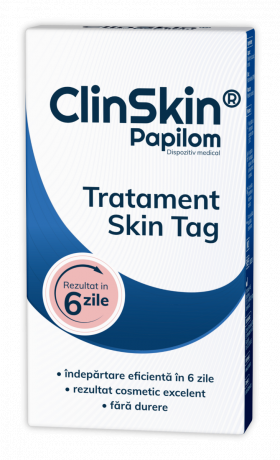 Clinskin Papilom tratament skin tag, 1 bucata, Zdrovit