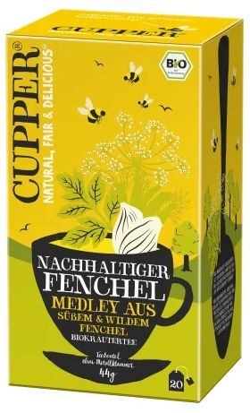 Ceai infuzie fenicul Eco, 44g, Cupper