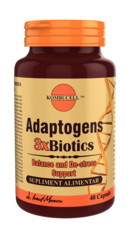 Adaptogens 3xBiotics, antioxidant, 40cps - MEDICA