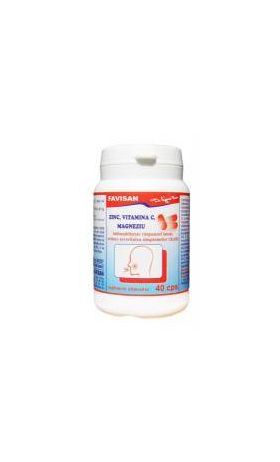 ZINC, VITAMINA C, MAGNEZIU 40cps - Favisan