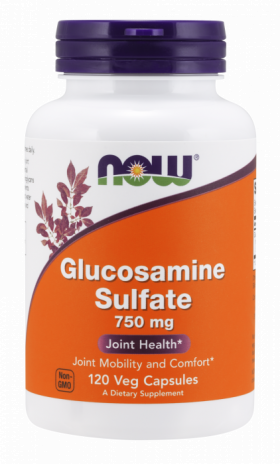 Now Glucosamine Sulfate 750 mg 120 veg caps