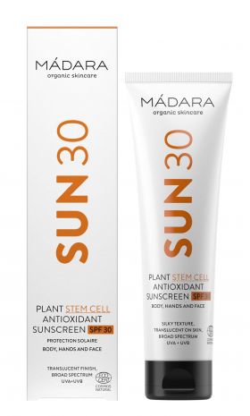 Crema de soare antioxidanta, SPF 30, 100ml - Madara