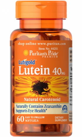Puritan s Pride Lutein 40 mg 60 softgels