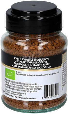 Cafea Solubila Liofilizata, Eco-bio, 100g - Salomoni