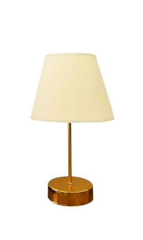 Lampa de masa, FullHouse, 390FLH1707, Metal, Crem / Aur