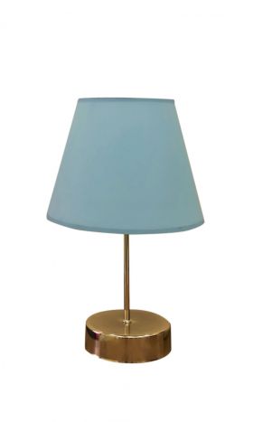 Lampa de masa, FullHouse, 390FLH1718, Metal, Albastru / Argintiu