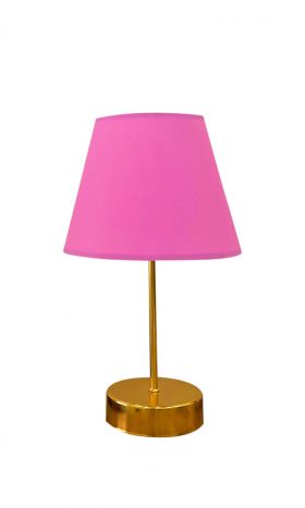 Lampa de masa, FullHouse, 390FLH1712, Metal, Roz/Auriu