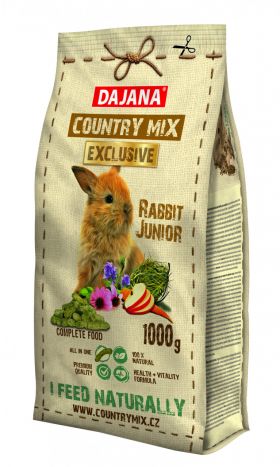 Country Mix Exclusive, hrană Completa pentru Iepuri Juniori, 500g, DP408J