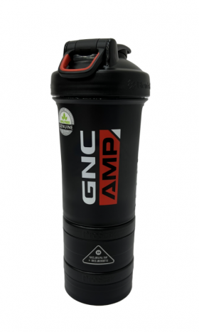 Blender Bottle Shaker Cup V2, Prostak Compartiment Pentru Suplimente, 450ml - GNC
