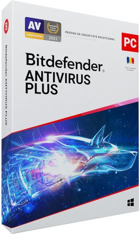 Antivirus Bitdefender Antivirus Plus, 5 Dispozitive, 2 Ani, Licenta noua, Retail