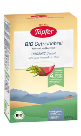 TOPFER CEREALE OREZ INTEGRAL 4LUNI+ 175G