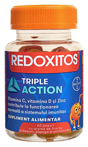 Redoxitos Triple Action, 60 jeleuri, Bayer