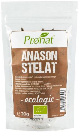 Anason stelat, eco-bio, 20 g, Pronat