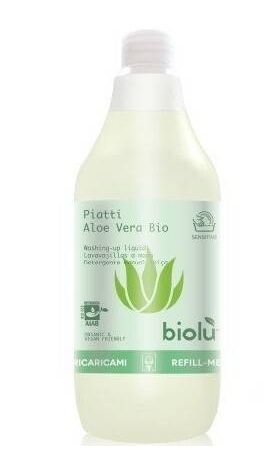 Detergent ecologic pentru spalat vase cu aloe vera, 1L - Biolu