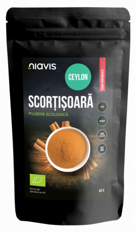 Scortisoara Ceylon pulbere, eco-bio, 60g - Niavis