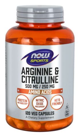 Arginină & Citrulină - NOW Foods