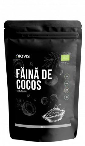 Faina de cocos ecologica, 250g, Niavis