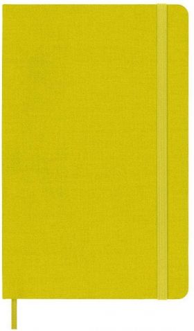 Carnet - Moleskine Classic - Large, Silk Hard Cover, Ruled - Hay Yellow | Moleskine