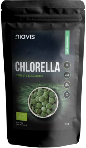 Chlorella Tablete ecologice, 125g, Niavis