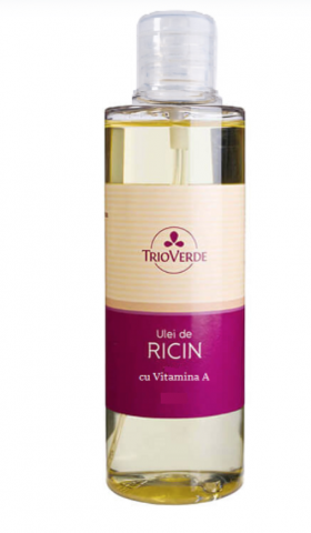 Ulei de Ricin cu Vitamina A, 200ml - Trio Verde