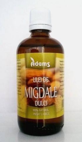 Ulei Migdale dulci - presat la rece - 100ml - ADAMS