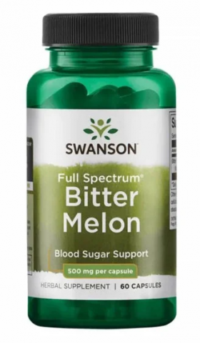 Bitter Melon (Pepene Amar) 500mg, 60 capsule - Swanson