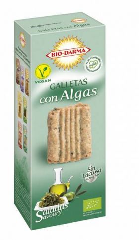 Biscuiti din ovaz cu alge ECO-BIO 120g Bio Darma