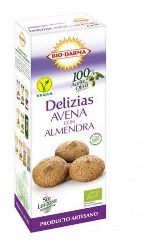 Biscuiti din ovaz cu migdale ECO-BIO 125g Bio Darma
