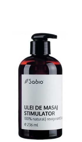 Ulei de masaj stimulator, 236ml, Sabio