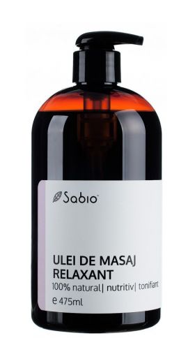 Ulei de masaj relaxant, 475ml, Sabio