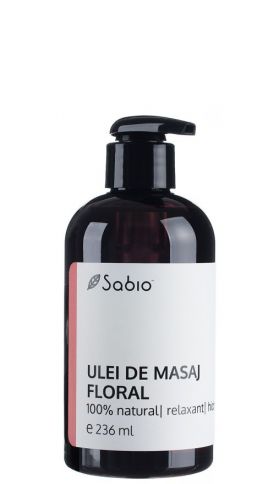 Ulei de masaj floral, 236ml, Sabio